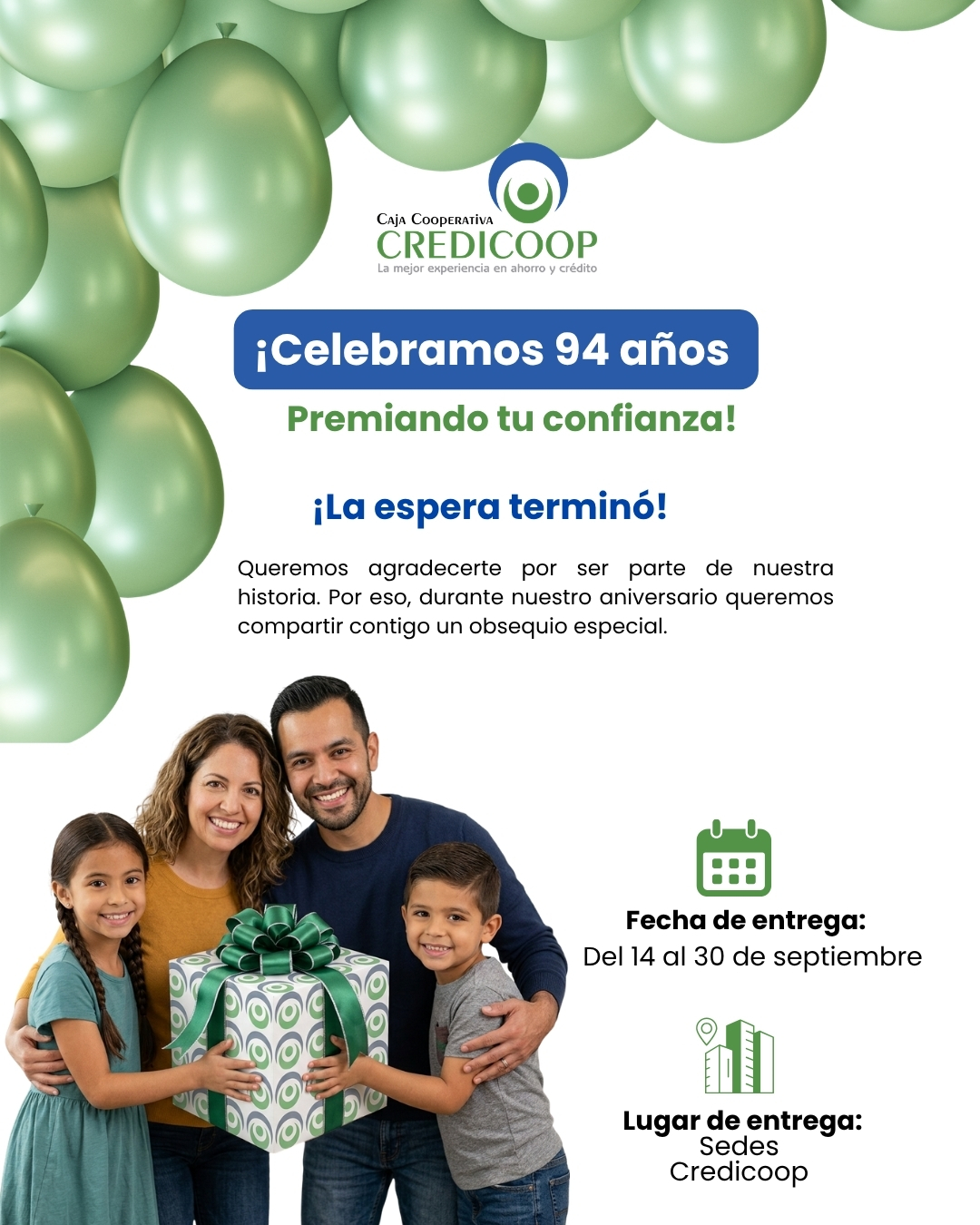 Celebramos 94 años - Credicoop